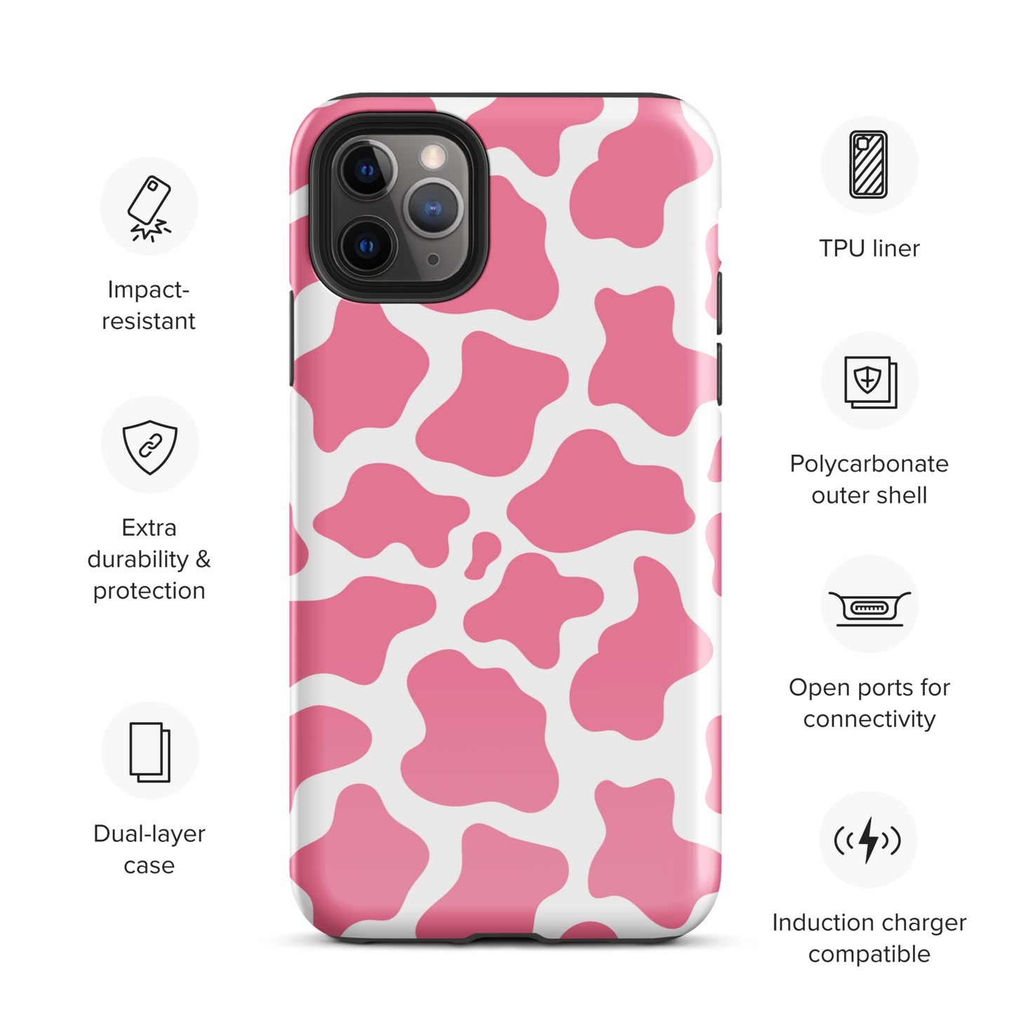 Cow Print Pink