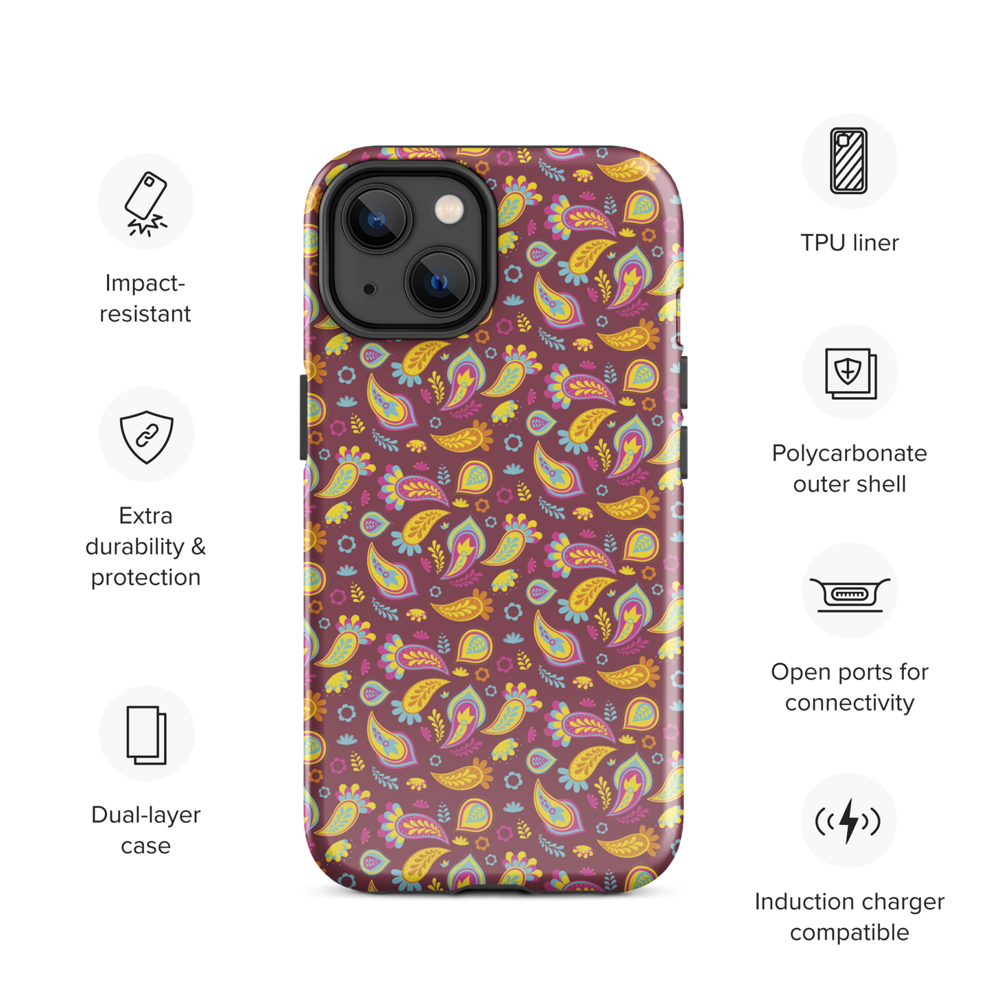 Plum Crazy Paisley