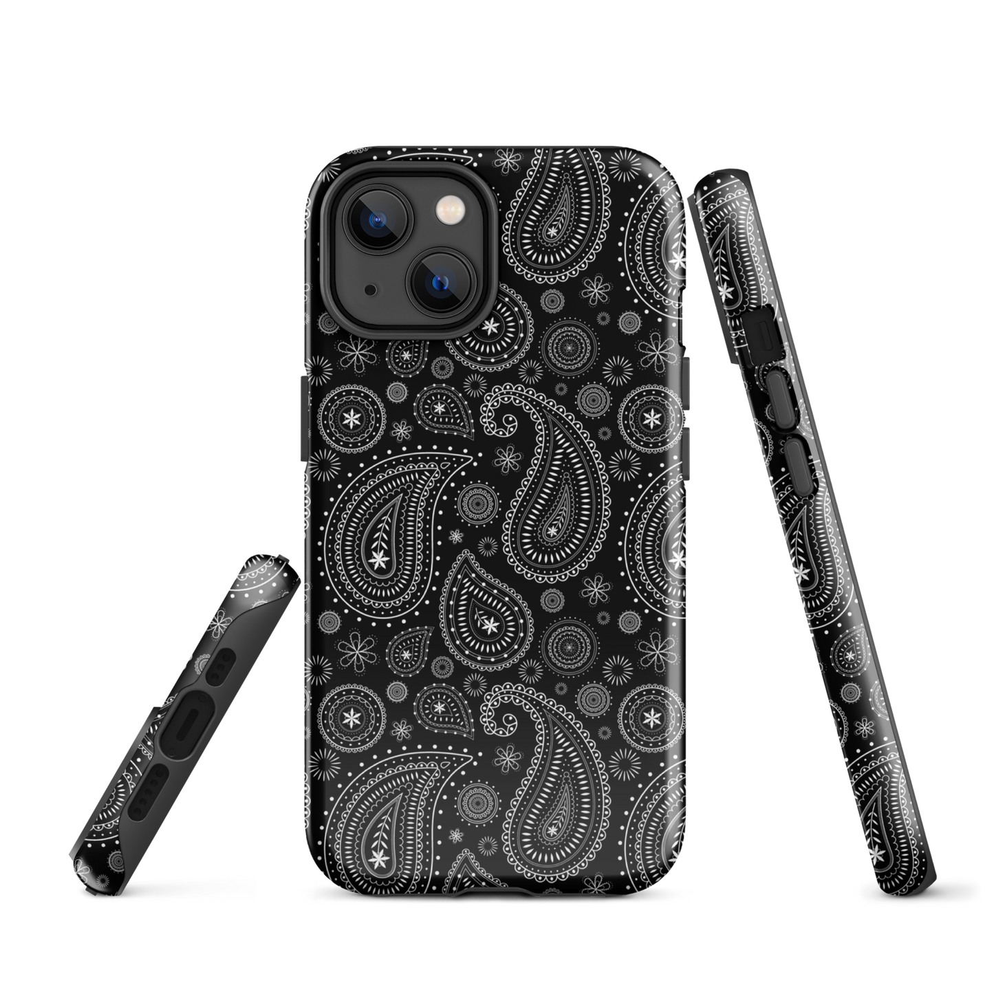 Black and White Paisley